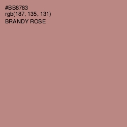#BB8783 - Brandy Rose Color Image